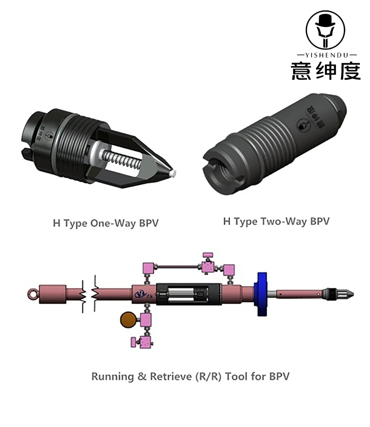 Cameron Type H One-Way & Two-Way Back Pressure Valve