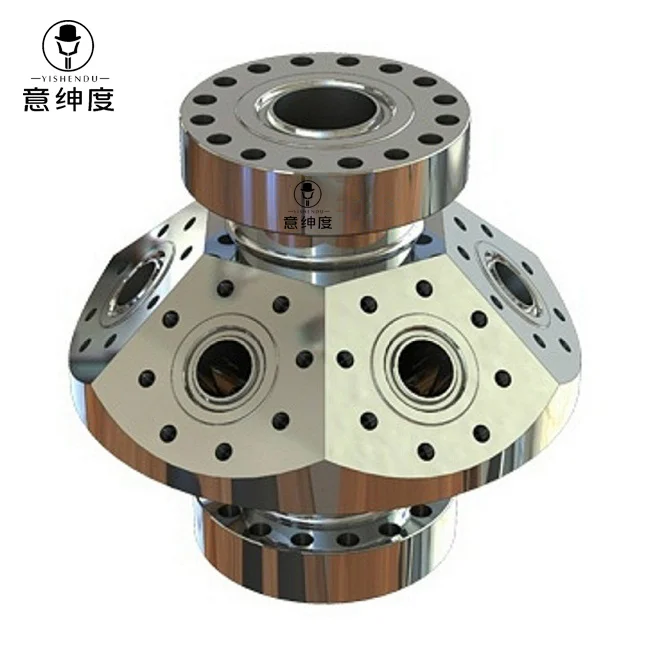 API 6A Frac Head/Goat Head for Fracturing Wellhead Assembly
