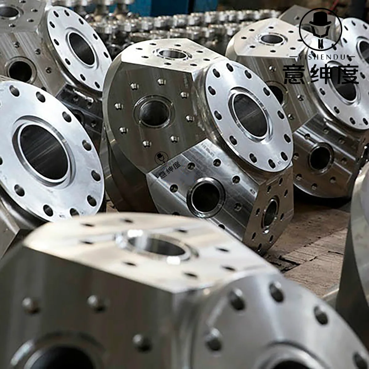 API 6A Frac Head/Goat Head for Fracturing Wellhead Assembly