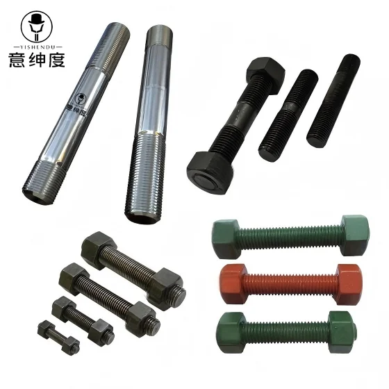 Stud Bolts with Heavy Hex Nuts for Oil & Gas Applications