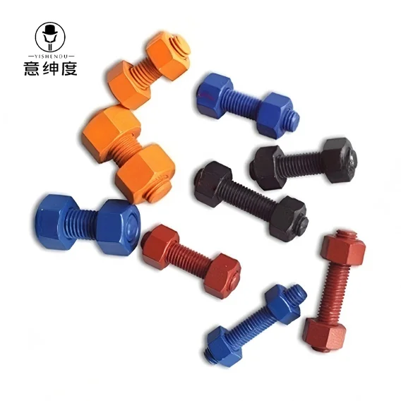 Stud Bolts with Heavy Hex Nuts for Oil & Gas Applications